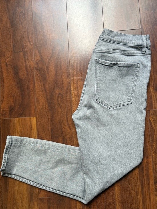 Agolde Denim - AGOLDE Nico High-Rise Slim Denim Jeans in Gray / Size 29